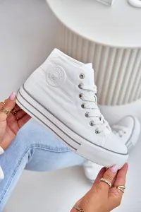 BIG STAR SHOES Zateplené dámske tenisky na platforme
