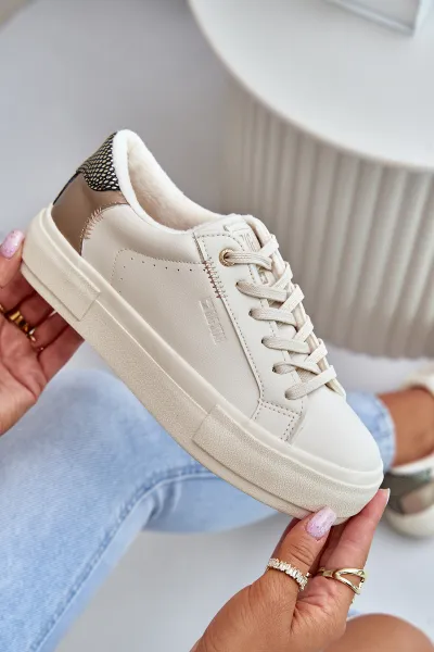 BIG STAR SHOES Zateplené dámske tenisky na platforme Big Star