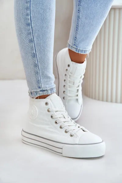 BIG STAR SHOES Zateplené dámske tenisky na platforme