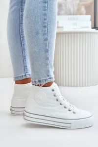 BIG STAR SHOES Zateplené dámske tenisky na platforme
