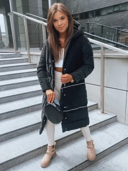 Prešívaná zimná bunda DIAMON PREMIUM čierna Dstreet
