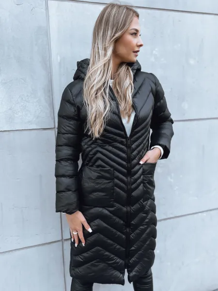 Dámska prešívaná bunda RUNWAY FLAIR Farba čierna DSTREET