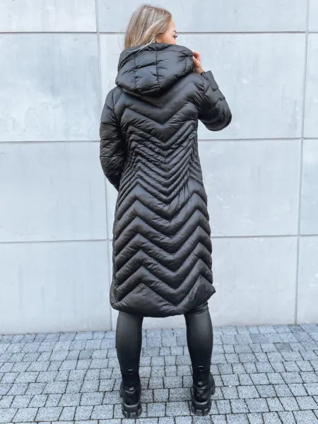 Dámska prešívaná bunda RUNWAY FLAIR Farba čierna DSTREET