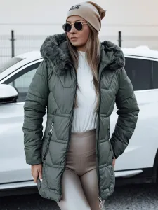 Kurtka zimowa damska KRISTA zielona Dstreet