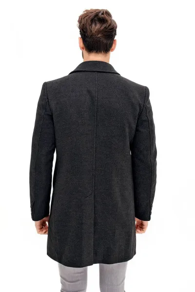 PLT8365 DEWBERRY MEN'S COAT-ANTHRACITE