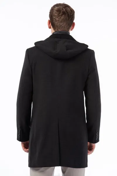 PLT8376 DEWBERRY MEN'S COAT-ANTHRACITE