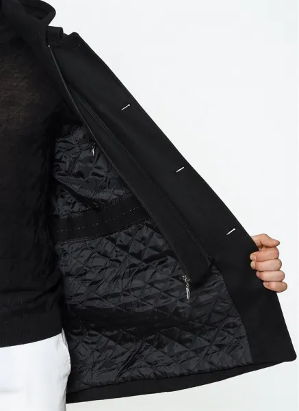 PLT8335 DEWBERRY MEN'S COAT-BLACK