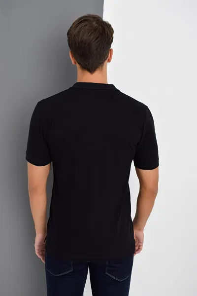 T8561 DEWBERRY MEN'S TSHIRT-BLACK