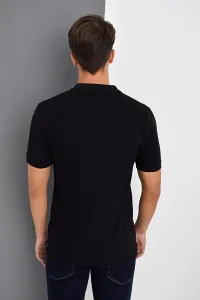 T8561 DEWBERRY MEN'S TSHIRT-BLACK