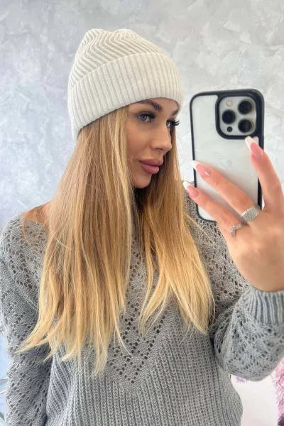 Kesi Čiapka tenká Oliwia K252 biely