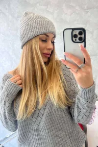 Kesi Čiapka tenká Oliwia K252 svetlo šedá