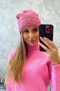 Kesi Dámska čiapka Aniela K338 tmavo ružová