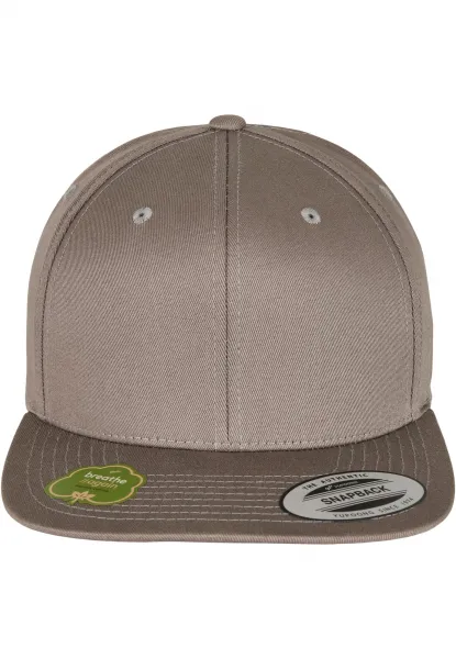 Organic Cotton Snapback Light Grey