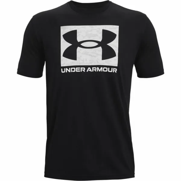 Men's Under Armour ABC CAMO BOXED LOGO SS T-Shirt - Black