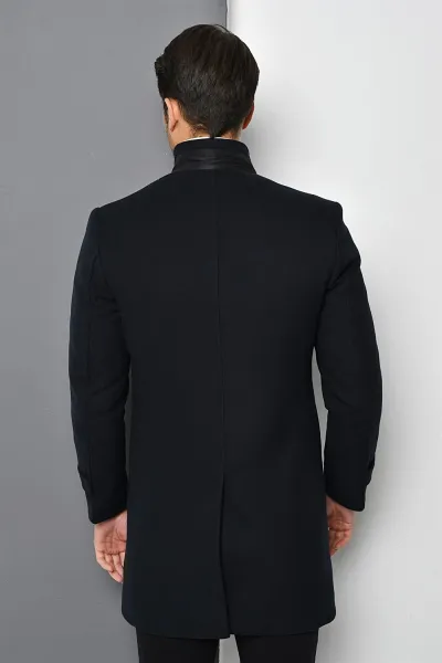 PLT8391 DEWBERRY MEN'S COAT-NAVY BLUE