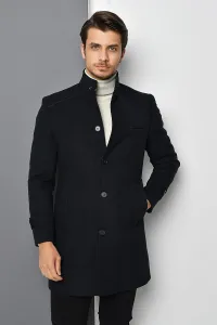 PLT8391 DEWBERRY MEN'S COAT-NAVY BLUE