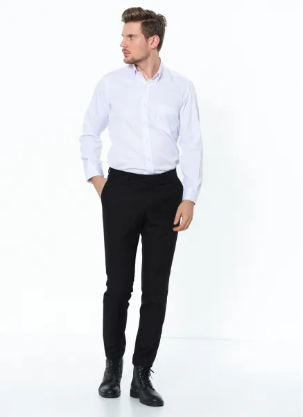 G676 DEWBERRY MEN'S SHIRT-WHITE