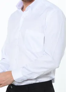 G676 DEWBERRY MEN'S SHIRT-WHITE