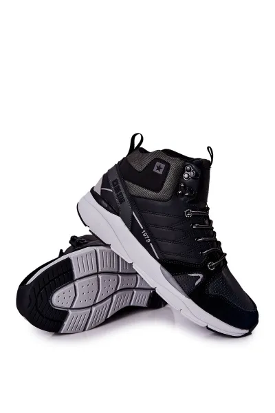 BIG STAR SHOES Vysoké športové pánske topánky veľká hviezda
