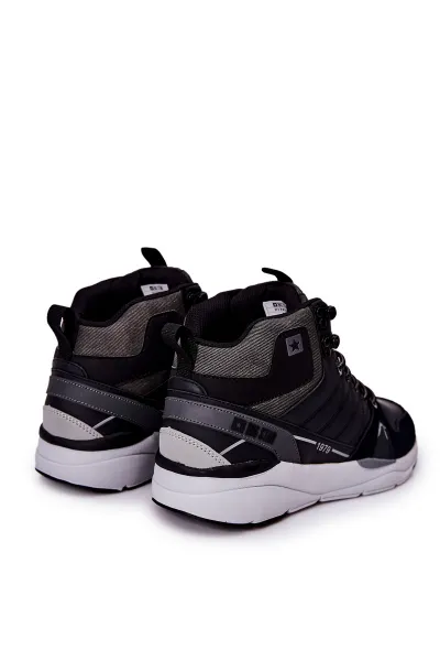 BIG STAR SHOES Vysoké športové pánske topánky veľká hviezda