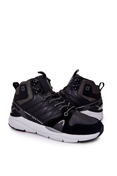 BIG STAR SHOES Vysoké športové pánske topánky veľká hviezda
