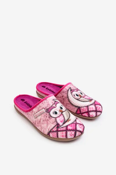 Domáce flip -flops Owl inblu