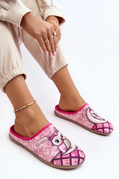 Domáce flip -flops Owl inblu