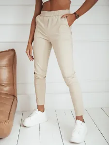 Dámske nohavice casual MADELINE Farba béžová DSTREET