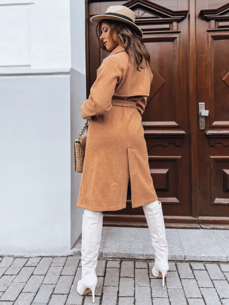 Dámska prechodný kabát NANCY Farba camelová DSTREET