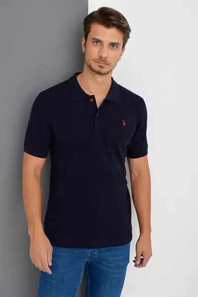 T8561 DEWBERRY MEN'S TSHIRT-NAVY BLUE