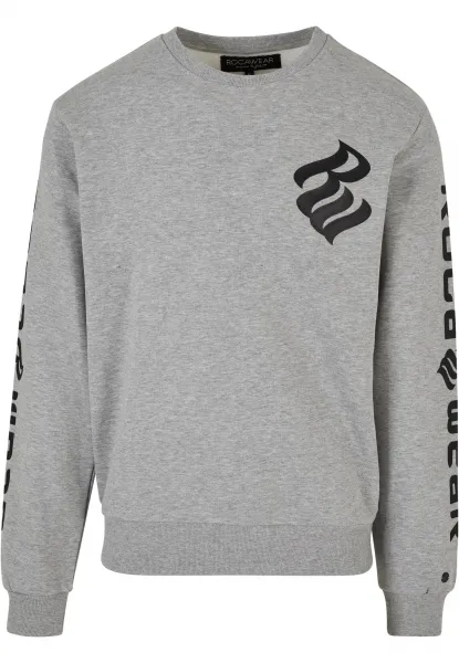 Šedá mikina Rocawear s potlačou