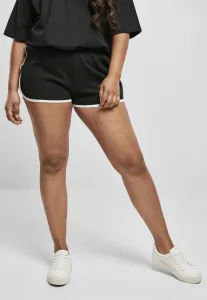 Women's Organic Interlock Retro Hotpants Black/White