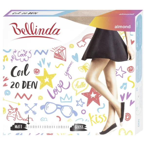 Bellinda 
COOL 20 DEN - Módne pančuchové nohavice - almond