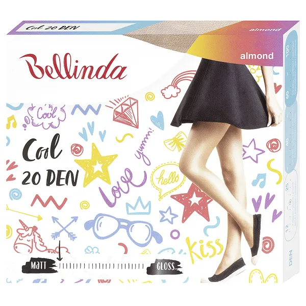 Bellinda 
COOL 20 DEN - Módne pančuchové nohavice - almond