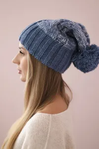Kesi Čapica s fleece Paryż K213 džínsy