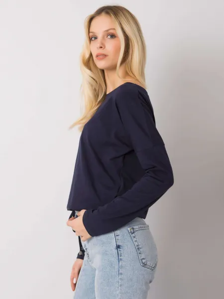 Blouse-RV-BZ-5122.08P-navy blue