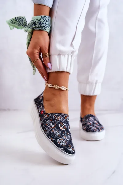 BIG STAR SHOES Dámska sklz na pamäťovú penu veľká hviezda