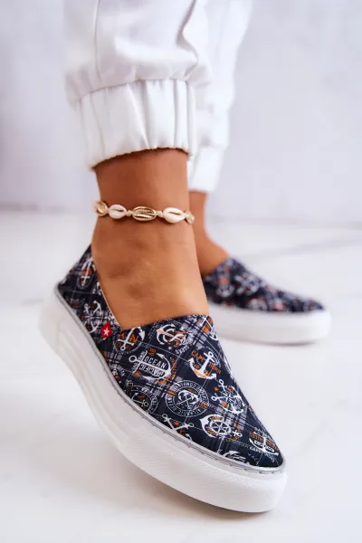BIG STAR SHOES Dámska sklz na pamäťovú penu veľká hviezda
