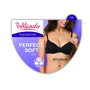 Dámska podprsenka Bellinda vystužená s kosticami čierna (BU835111-094) 75B