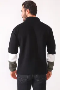 1041 DEWBERRY MENS SWEATSHIRT-BLACK
