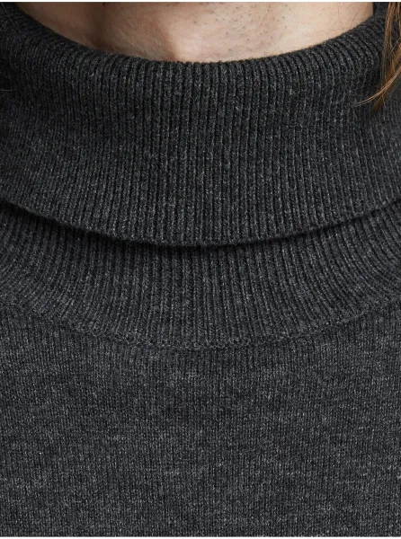 Šedý basic rolák Jack & Jones Emil