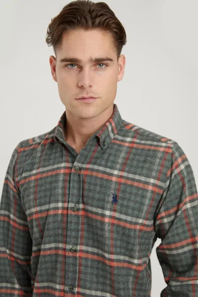 G700 DEWBERRY MEN'S SHIRT-KHAKI
