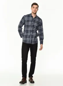 G701 DEWBERRY MEN'S SHIRT-NAVY BLUE