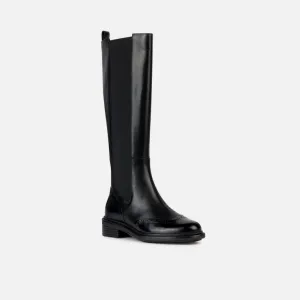 Black Women's Geox Walk Pleasure Boots - Women's