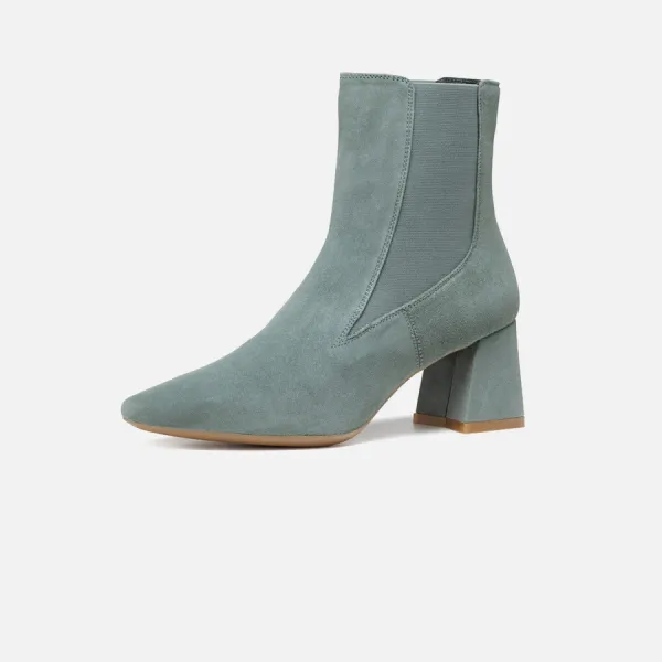 Blue women's ankle boots Geox Giselda - Women's