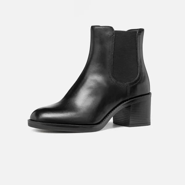 Black women's ankle boots Geox Serilda 60 - Women's