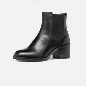 Black women's ankle boots Geox Serilda 60 - Women's