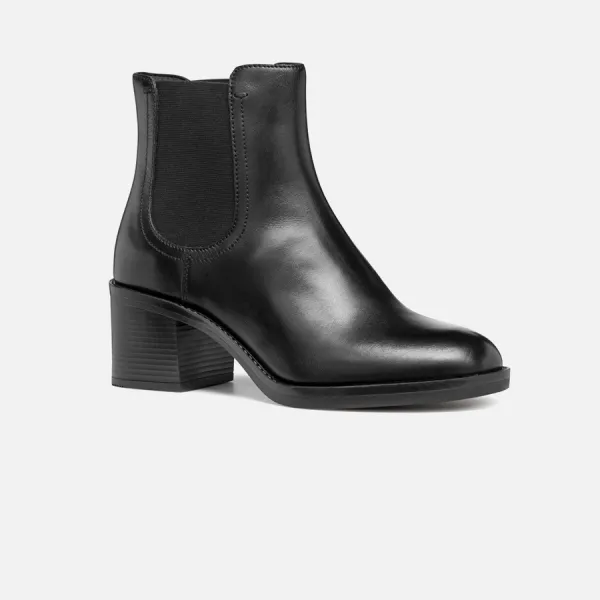 Black women's ankle boots Geox Serilda 60 - Women's