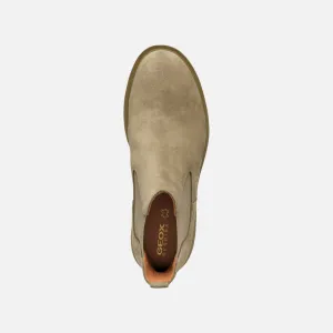 Beige women's ankle boots Geox Spherica EC1 - Women's