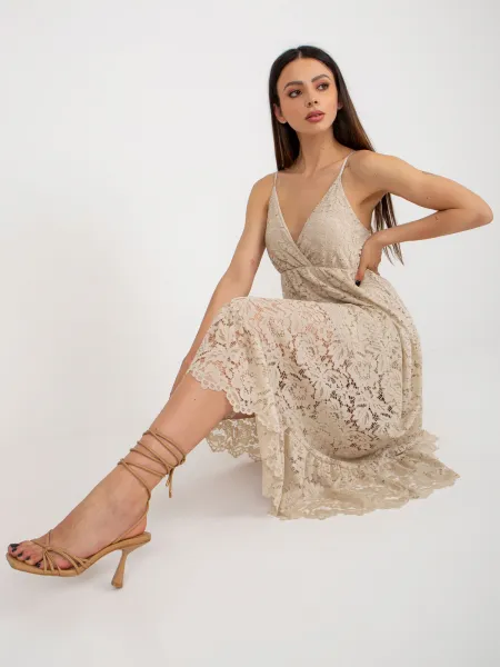 Dress-TW-SK-BI-8247.62P-beige